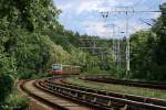 BR 481 aus Erkner auf dem Weg zum Berliner Ostbahnhof.