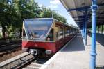 ZEUTHEN (Landkreis Dahme-Spreewald), 16.08.2009, S46 der S-Bahn Berlin nach Königs Wusterhausen im S-Bahnhof