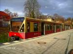 S-Bahn BR 480 auf der Linie S 8 am 23.11.2009 im Bhf Hohen-Neuendorf.