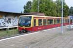 POTSDAM, 18.08.2010, S7 nach Potsdam Hbf im S-Bahnhof Griebnitzsee