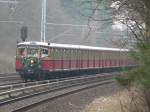 Der Weihnachtszug der Berliner S-Bahn 2005 nahe Wilhelmshagen.