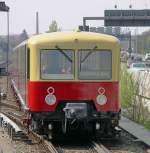 Panorama S-Bahn 488 001 unterwegs auf dem S-Bahn-Ring.