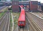 21.07.04 , Gsundbrunnen; ein Zug der BR 485/885 setzt um in die Kehranlage