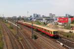 S-Bahn am 20.08.2012 in Berlin Warschauer Strae.