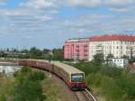 S-Bahn der BR 481 zwischen Bornholmer Strae und Gesundbrunnen.