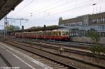 485 112-7 S-Bahn Berlin als S 75 von Berlin-Wartenberg nach Berlin Ostbahnhof, bei der Ausfahrt in Berlin-Lichtenberg.