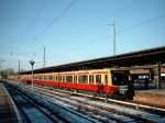 Der neueste Zug der Berliner S-Bahn: 481 501, 482 501, 482 601 und 481 601 (von links nach rechts).