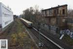 2.12.2012 S2 nach Buch passiert zwischen Berlin-Nordbahnhof und Humboldthain Stellwerk Ntm.