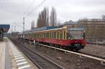 480 505-7 S-Bahn Berlin als S41 (S 41574) Ring ↻, bei der Ausfahrt in Berlin Jungfernheide.