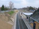 27.2.2005 Teltow Stadt kurz nach der Wiedererffnung der S-Bahn