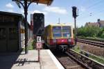 S3 auf dem Weg von Erkner nach Berlin-Ostkreuz am 19.05.2013 in Friedrichshagen.