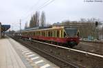 480 046-2 S-Bahn Berlin als S41 (S 41584) Ring ঻, bei der Ausfahrt aus Berlin Jungfernheide.