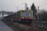 Eine BR 485 der Berliner S-Bahn. Königs Wusterhausen am 7.03.2014