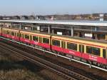 Zwei S-Bahnen treffen sich in Birkenstein.