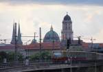 17.6.2014 Berlin Stadtbahn zwischen Ostbahnhof und Jannowitzbrücke.