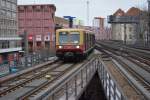 BR 485 der Berliner S-Bahn unterwegs am 24.12.2014 auf der Linie S75 zum Westkreuz.