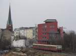 Typischer Ausblick fr Wartende auf dem Ringbahngleis.