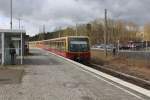 S-Bahn Berlin: S5 (BR 481/482) S-Bahnhof Strausberg am 31.