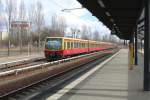 S-Bahn Berlin S7 (BR 481/482) Ankunft Potsdam Hbf am 2.