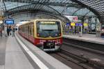 S-Bahn Berlin S 75 (BR 481/482) Hauptbahnhof am 31.