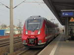 Ein kleiner Hamster 442 116 am S - Bahnhof Dresden Dobritz als S 2 nach Pirna unterwegs.