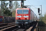 DB Regio AG, Region Südost mit  143 909  (91 80 6143 909-0 D-DB) mit der S2 Richtung Pirna Einfahrt Bf.