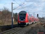 Einfahrende S1 nach Meissen in den Bahnhof Reick.
19.03.11