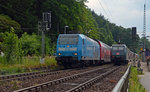 Am Nachmittag des 12.06.16 kam es am Haltepunkt Stadt Wehlen zum Treffen zweier Werbeloks der S-Bahn Dresden. Während 146 013 ihre S-Bahn nach Schöna bespannte, schob 146 010 ihre S-Bahn nach Meißen-Triebischtal.