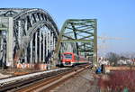 2 474 als S31 (Altona-Harburg Rathaus) am 14.02.2019 auf der Norderelbbrücke in Hamburg