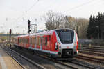 490 102 wurde während seiner zahlreichen Messfahrten am 31. März 2017 in Minden (Westfalen) fotografiert.