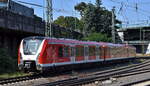 S-Bahn Hamburg GmbH mit ihrer  490 612  (NVR:  94 80 0490 612-9 D-DB ) an ungewohnter Stelle an diesem Tag häufig bei Personal-Fahrertraining Fahrten Höhe Bahnhof Hamburg-Harburg zu sehen,