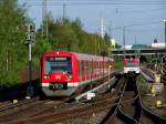 Die S3 von Stade kommend, erreicht auf ihrem weg nach Pinneberg nun HH-Eidelstedt am 22.04.09