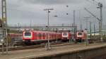 Bahnhof HH-Altona am 14.4.2014, S-Bahnabstellgleise mit Triebwagen 474 ࠦ