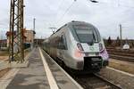 1442 609 (Bombardier Talent 2) der S-Bahn Mitteldeutschland (DB Regio Südost) als S 37733 (S7) nach Halle(Saale)Hbf Gl.