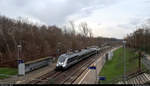 Handy-Aufnahme von 1442 626 (Bombardier Talent 2) der S-Bahn Mitteldeutschland (DB Regio Südost) als S 37728 (S7) von Halle(Saale)Hbf Gl.