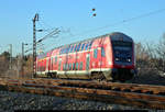 DBpbzfa 763.0 (50 80 86-35 042-0 D-DB), Baujahr 1998, von DB Regio Mitte mit Schublok 143 959-5 der S-Bahn Mitteldeutschland (DB Regio Südost) als S 37747 (S7) von Halle-Nietleben nach