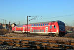 DBpbzfa 763.0 (50 80 86-35 043-8 D-DB) mit Schublok 143 076 von DB Regio Mitte, im Dienste der S-Bahn Mitteldeutschland (DB Regio Südost), als S 37749 (S7) von Halle-Nietleben nach