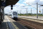 DB 1442 674 als S 37834 (S8) von Halle (S) Hbf nach Lutherstadt Wittenberg, am 22.07.2020 in Bitterfeld.