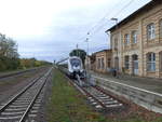 DB S-Bahn Mitteldeutschland 1442 201 als S 37335 (S3) nach Wurzen am 21.10.2020 in Halle-Trotha.