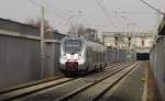 S-Bahn Mitteldeutschland 1442 105 als S 37127 (S1) von Leipzig Miltitzer Allee nach Wurzen, am 20.02.2014 in Leipzig MDR.