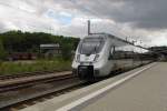 S-Bahn Mitteldeutschland 1442 209 als S 37574 (S5) nach Leipzig/Halle Flughafen, am 08.09.2015 in Altenburg.