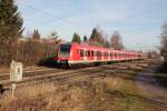 423 597-4 war am 21.12.13 als S2 nach Dachau in Poing unterwegs.