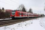 423 200-5 als S2 nach Dachau konnte am 20.02.10 in Poing gesichtet werden.