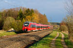 442 225 DB Regio  Münsterstadt Heilsbronn  als S3 39368 (Neumarkt (Oberpf) - Nürnberg Hbf) bei Postbauer-Heng, 13.04.2021