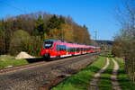 442 224 DB Regio  Lauf an der Pegnitz  als S3 (Neumarkt (Oberpf) - Nürnberg Hbf), 23.04.2021