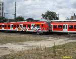 Et 423 am Bahnhof Bad Homburg auf dem Abstellgelis .
