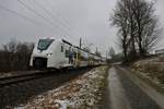 DB S-Bahn Rhein Neckar Siemens Mireo 463 561-1 am 03.01.21 in Hoffenheim als S5