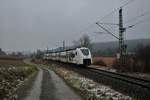 DB S-Bahn Rhein Neckar Siemens Mireo 463 032-3 am 03.01.21 in Hoffenheim als S5