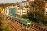 abellio 3429 024 als S9 nach Bottrop Hbf, bei der Einfahrt in Wuppertal Hbf August 2020.