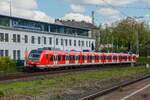 422 076-0 DB als Leerfahrt in Wuppertal Steinbeck, April 2024.